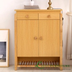 林氏木业实木玄关柜