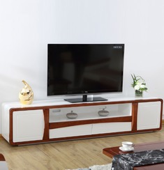 水曲柳电视柜超大储物