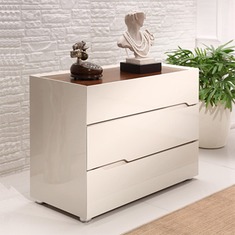 林氏木业板式卧室三斗柜