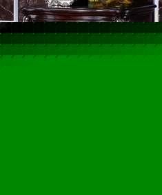 酒红色实木六斗柜