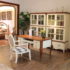 英伦实木组装书桌