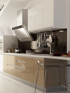 亮丽石英石整体橱柜