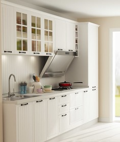 西雅图古白防潮板橱柜