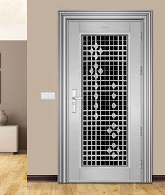 时尚不锈钢防盗进户门