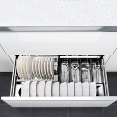 阻尼静音不锈钢拉篮