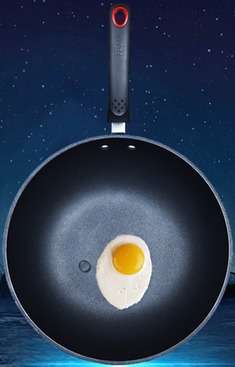 无油烟不粘炒锅超强导热锅底