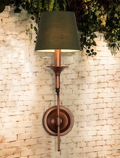 客厅创意麻布壁灯