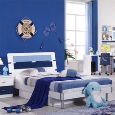 环保烤漆单人儿童床