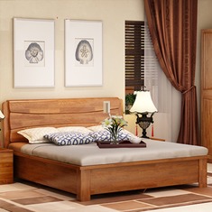 1.8米水曲柳功能性储物床