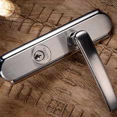 拉丝不锈钢门锁