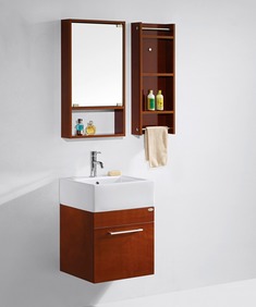 实木浴室柜洗脸盆组合