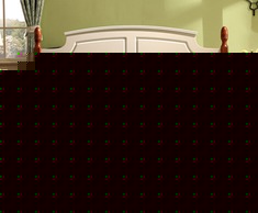 象牙白奢华实木双人大床