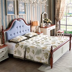 1.8米实木软靠婚床