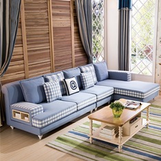 小户型客厅时尚转角沙发