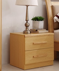 田园木质卧室床边柜