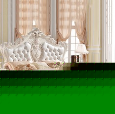 浪漫手绘1.8米双人床