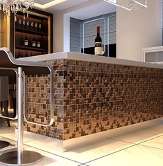 吧台厨房水晶玻璃马赛克