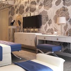 欧式马赛克花饰拼图