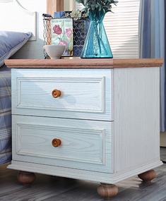 简约白色超强储物床头柜