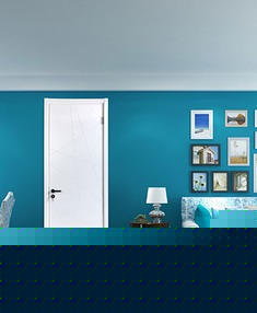 免漆平开式卧室木门