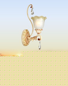 欧式浪漫水晶吊坠灯饰