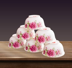 多款花色陶瓷碗套装