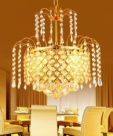 客厅时尚LED水晶吊灯