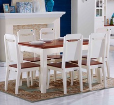 地中海小户型餐桌椅套装