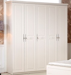 法式平开门五门衣橱