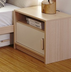 多功能简约木质床头柜