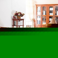 深色组装型实木电脑桌