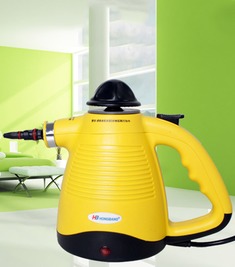 黄色小巧高压蒸汽清洁机