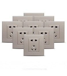 优雅百搭五孔开关插座