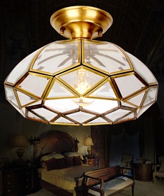 时尚欧式宫廷卧室吸顶灯