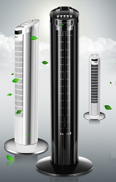 圆柱形塔式家用落地电风扇