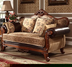 欧美式做旧真皮移动沙发