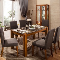 长方形一桌四椅套装