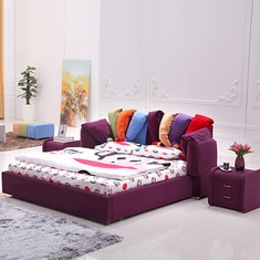 七彩个性双人床