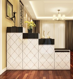 超薄简约大容量组装鞋柜