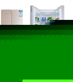 机械控温超静音多对开门电冰箱