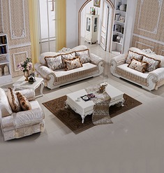 欧式U型沙发组合