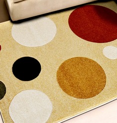 抽象简约花纹地毯