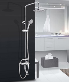 全铜带升降花洒组合