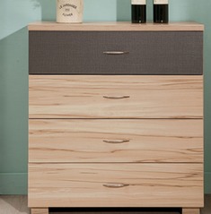 简约分风格五斗柜