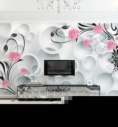 无纺布精美背景墙