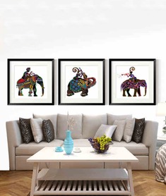 简约现代泰国圣象装饰画