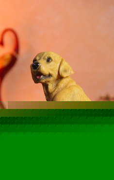 欧式田园手工彩绘小狗酒架