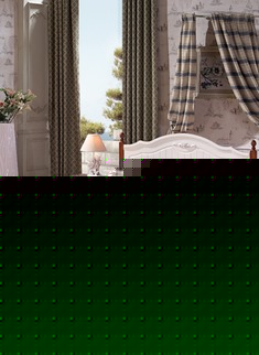 地中海一米八实木雕花双人床