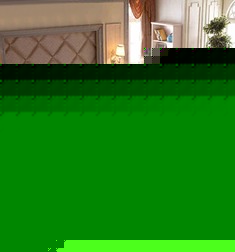 实木雕花植绒L型沙发组合