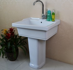 简约风全瓷品质洗衣池